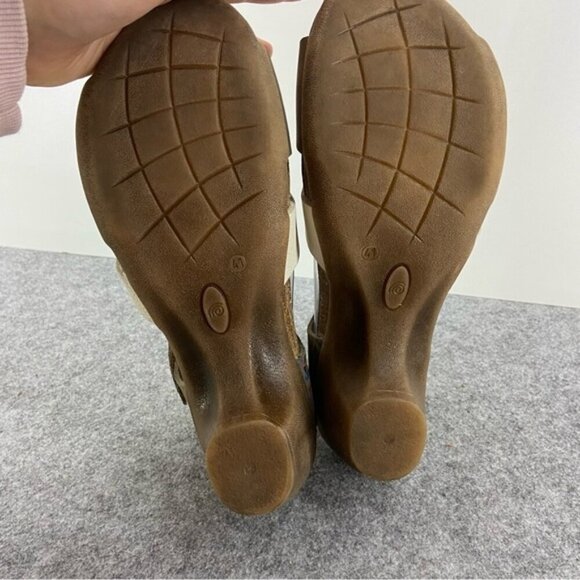 Loints of Holland Timeless Comfort Heeled Leather Sandal Women’s Size 41 / US 10 - Picture 8 of 12